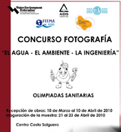 CONCURSO DE FOTOGRAFIA: EL AGUA - EL AMBIENTE - LA INGENIERIA